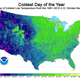 Illustration for article titled The Fascinating Reason Why the Coldest Days of the Year Vary So Wildly In the US